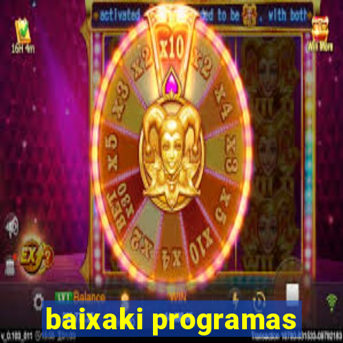 baixaki programas